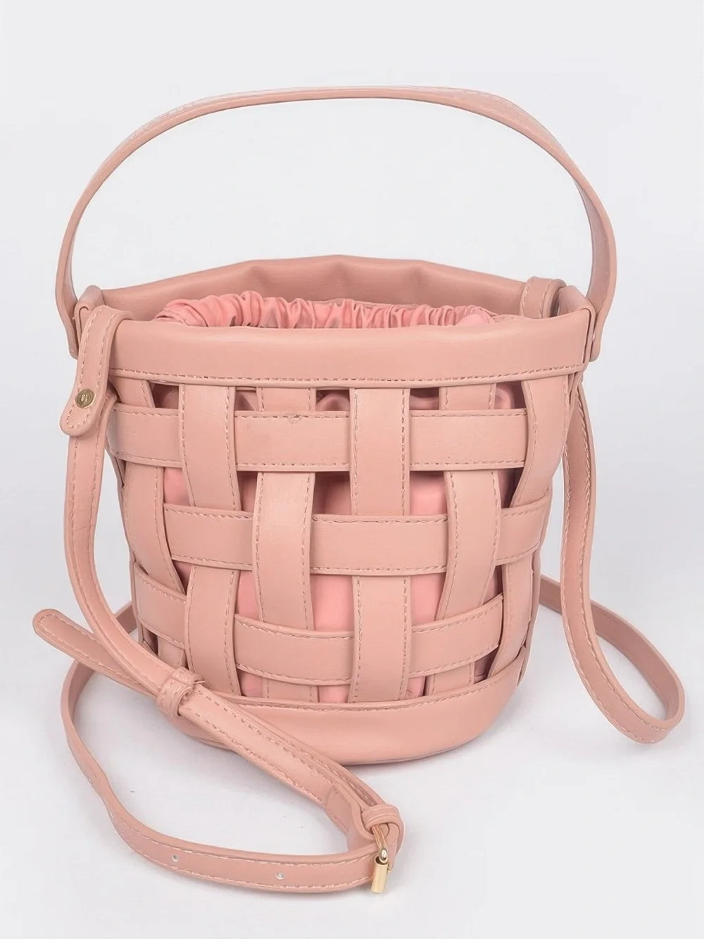 Leather Cross Body Strap Clutch